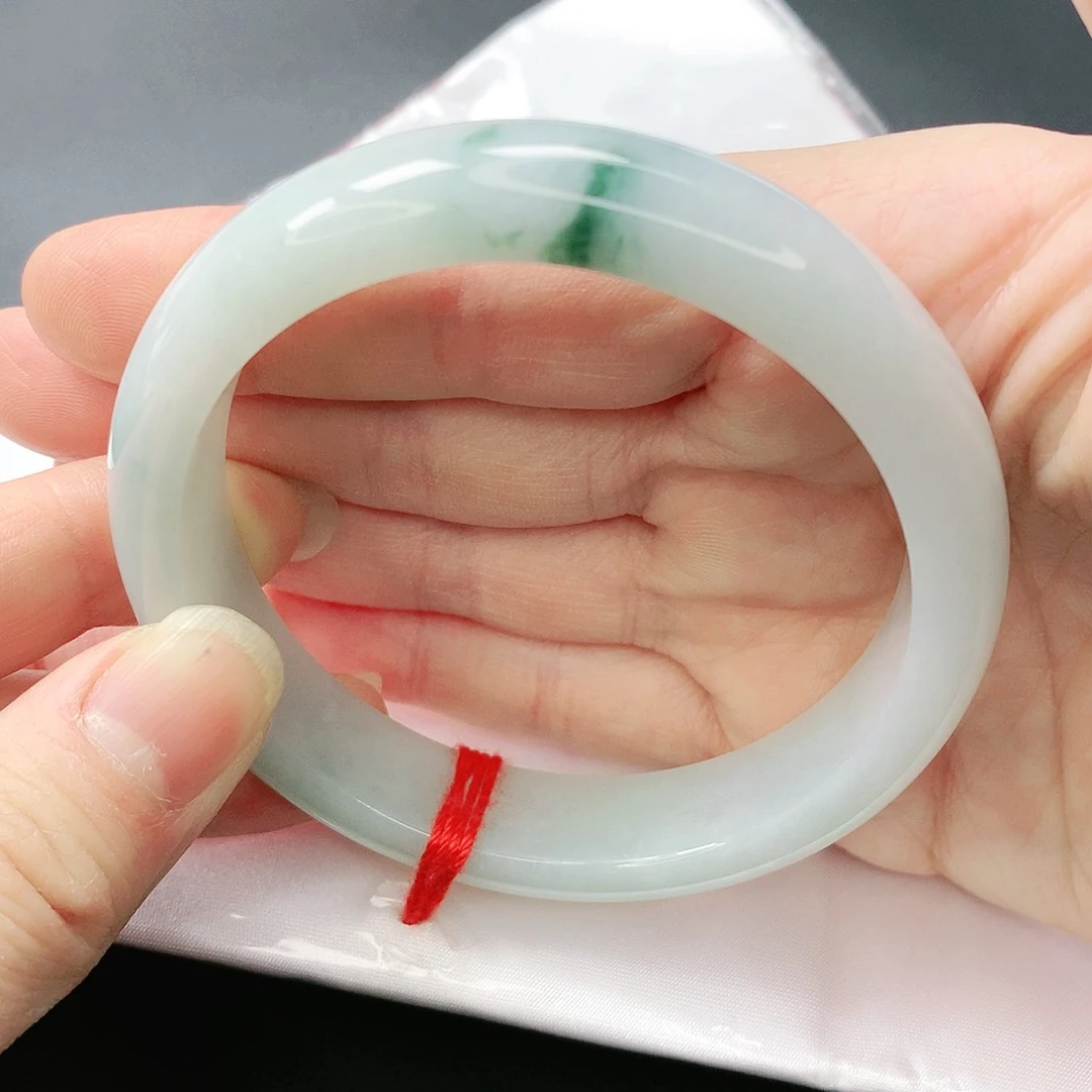 翡翠手镯未镶嵌缅甸天然A货翡翠