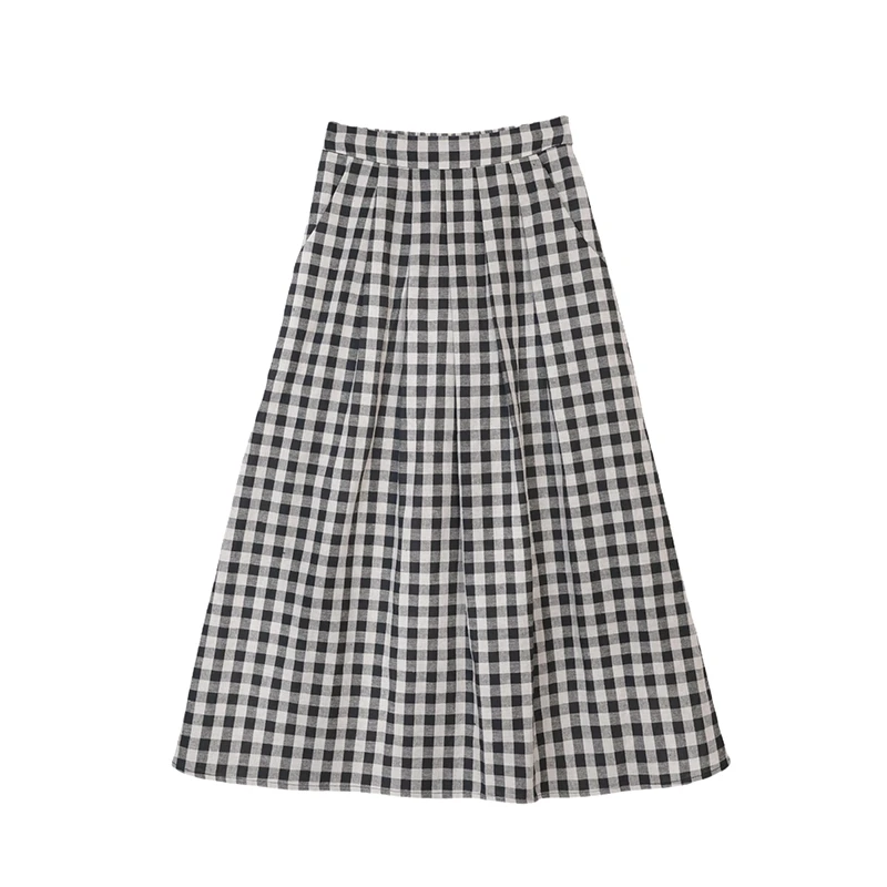 【张元一专属】A字版高腰遮胯显瘦半身裙 B25X9007Y