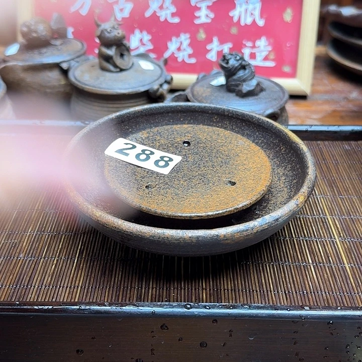 纯手工制作粗陶茶具