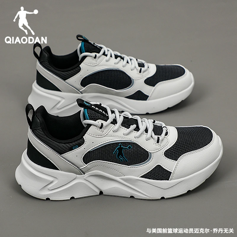 乔丹男鞋新版老爹鞋2025秋季运动鞋男款轻便网面透气减震软底跑鞋