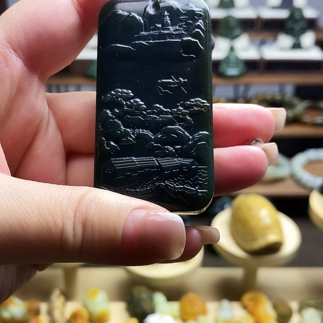 未镶嵌和田玉珠宝奇石多样性随机发一