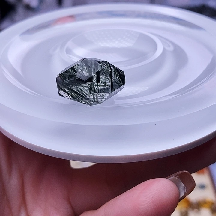 水晶天然水晶定制打孔不退换未镶嵌