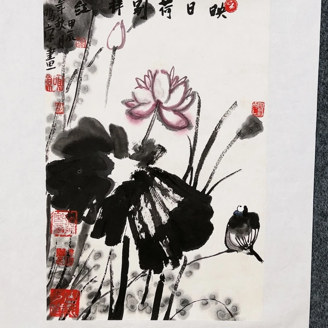 国画大*（g93008）荷花 书画