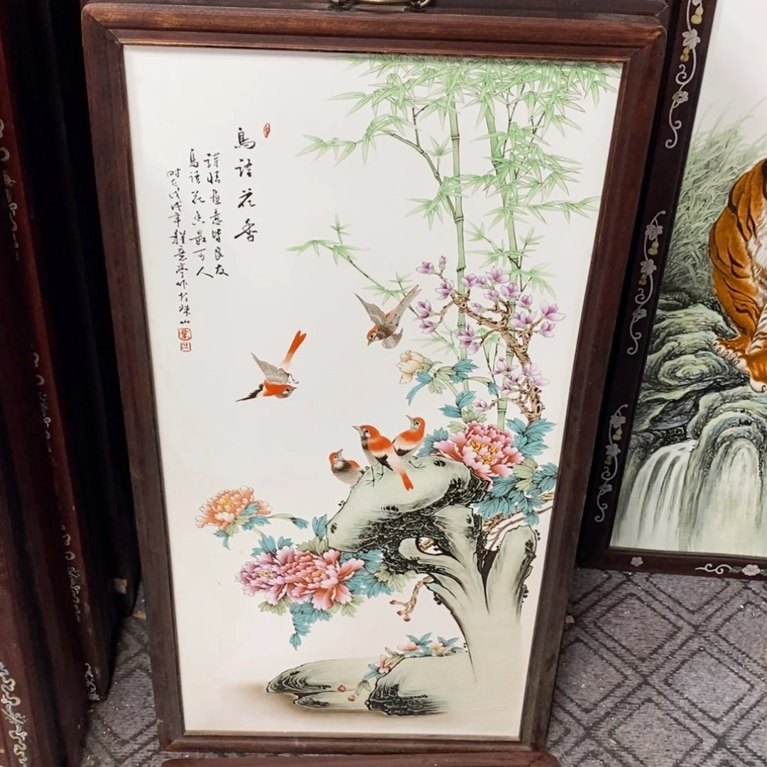 瓷86*46 景德镇瓷板画柴窑烧制