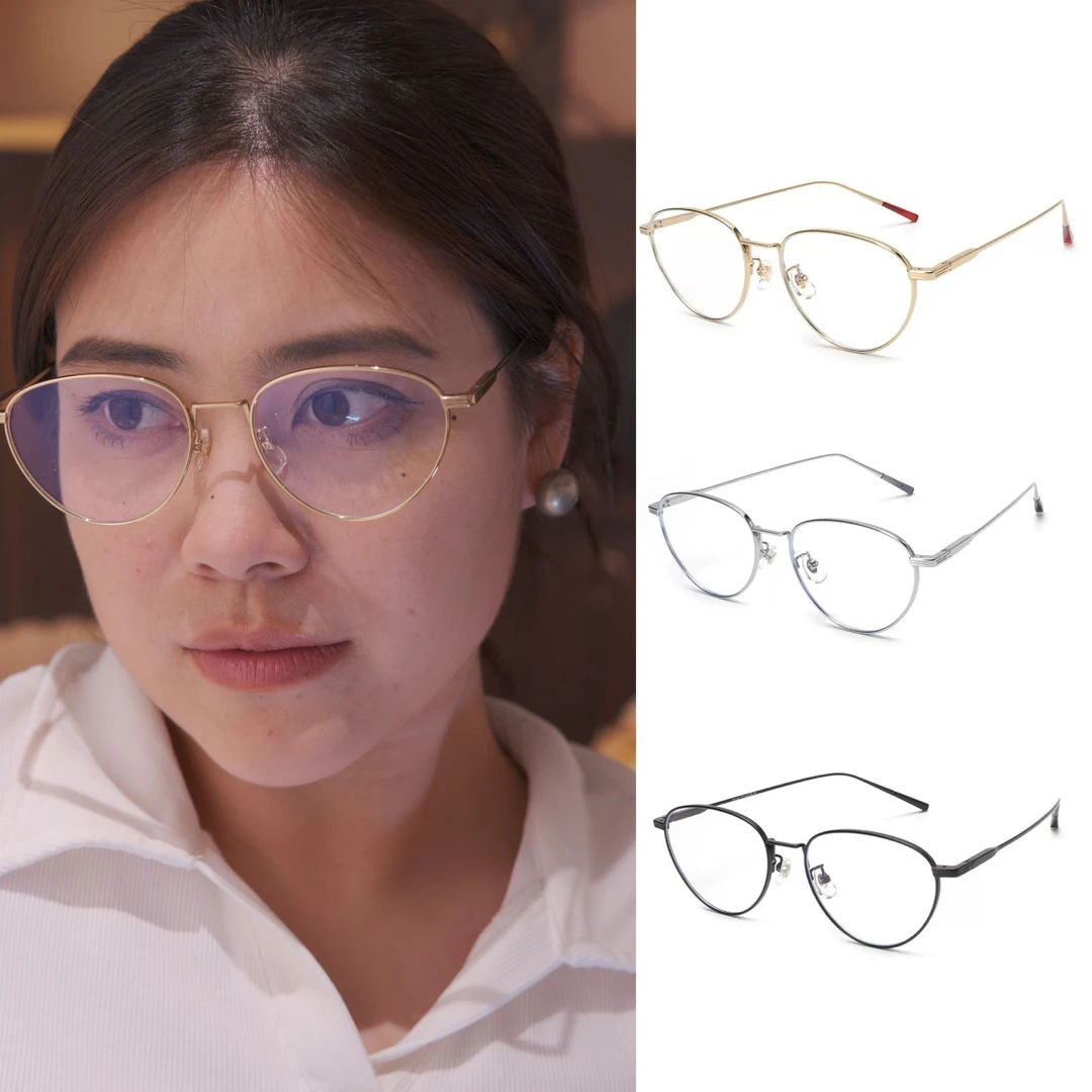 fakem镜架女时尚网红显脸小光学镜中性Meredith高级防蓝光眼镜框
