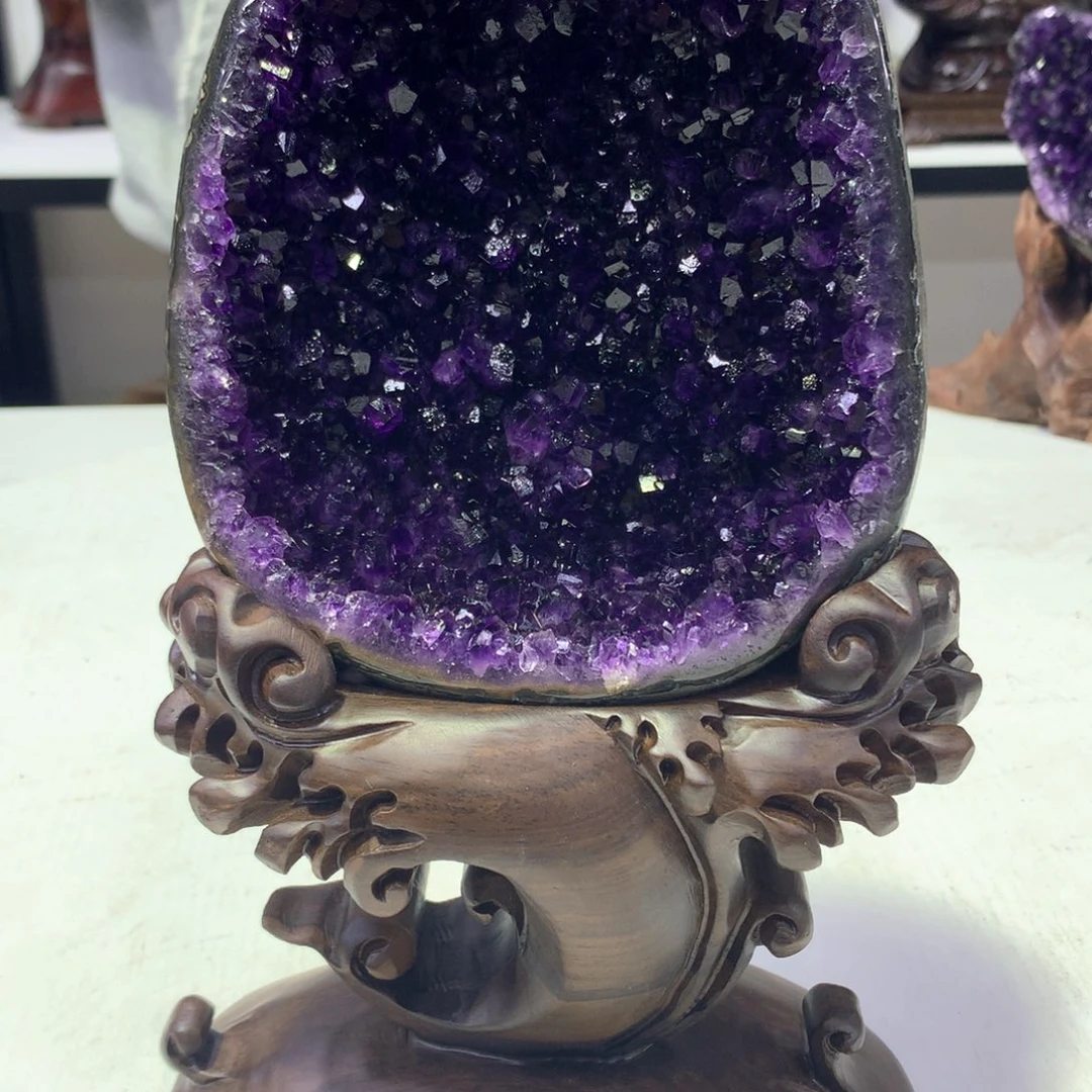 未镶嵌珠宝半成品紫晶?***紫晶354