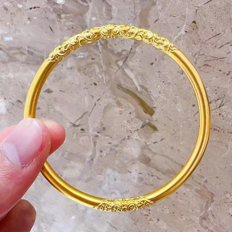 精工版卷草纹手镯