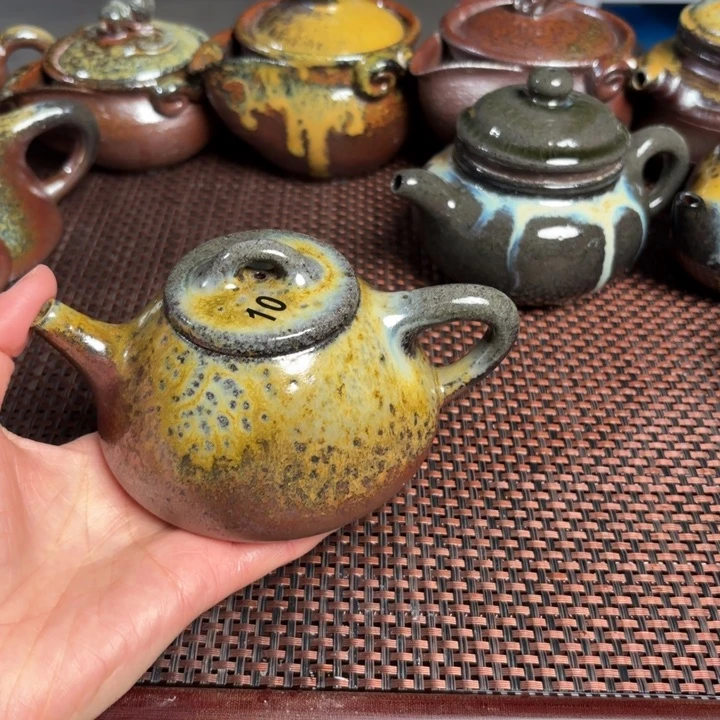 紫砂茶杯金花子冶