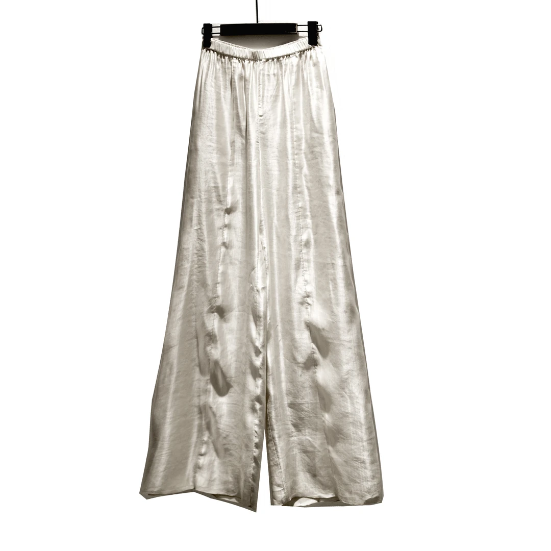 宽松垂休闲感阔腿裤