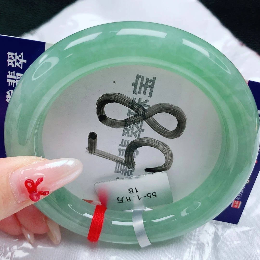 翡翠手镯未镶嵌天然缅甸a货翡翠