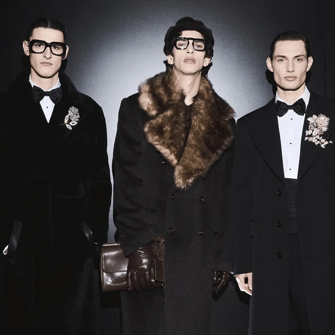 8号链接（7093）秋冬高端男士轻奢加油保暖提花小罗针织衫毛衣