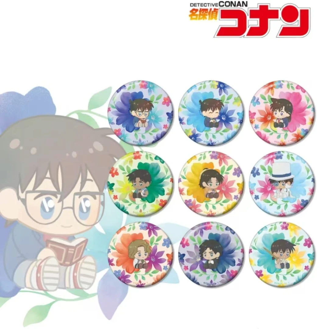 【日谷现货】名侦探柯南 日谷mini花卉吧唧第二弹
