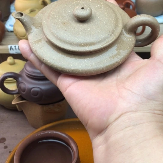 茶壶紫砂青段泥虚遍100豪升左右