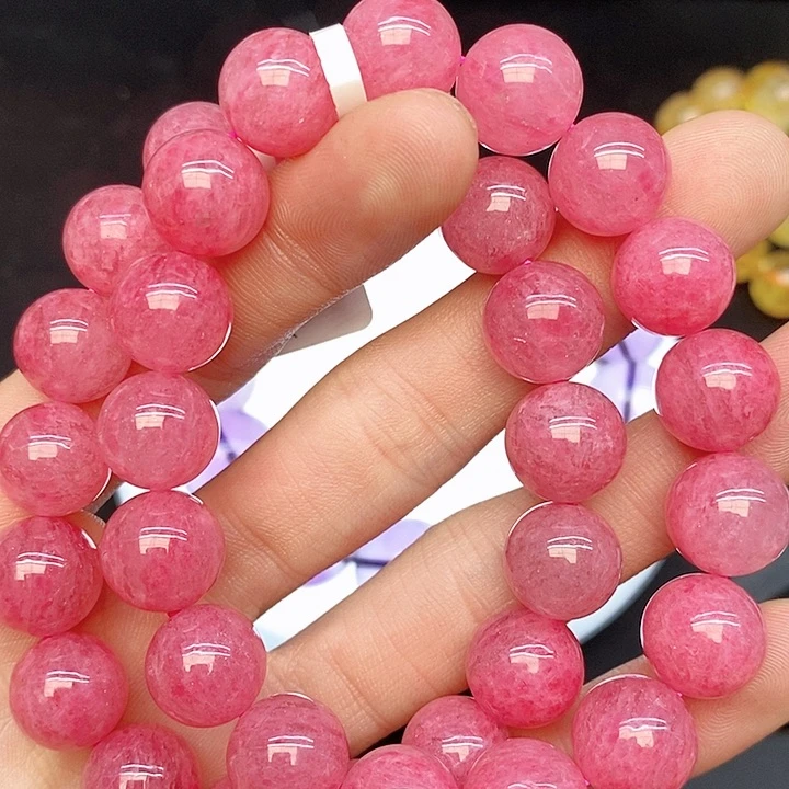 水晶手链未镶嵌25樱花雨蔷薇12mm
