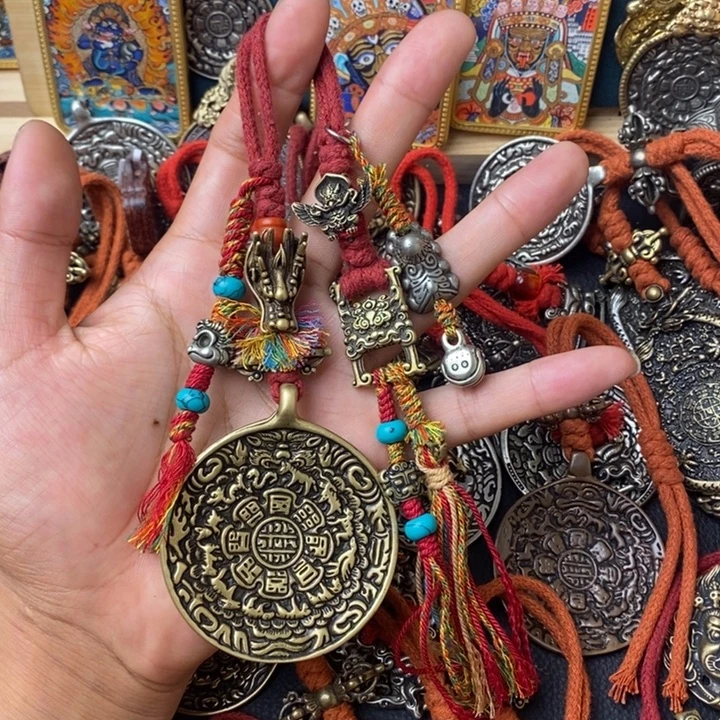 藏式风格九宫八卦牌