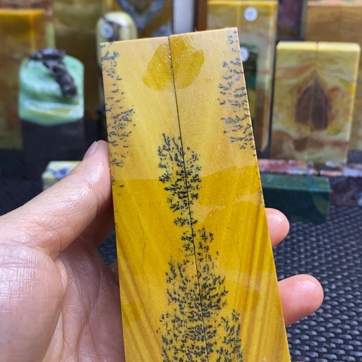 云南石茶**道青田石印章石
