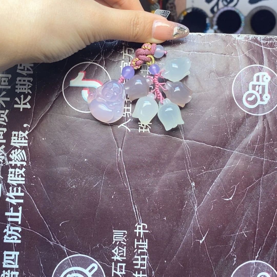 玛瑙/玉髓未镶嵌颈饰挂件