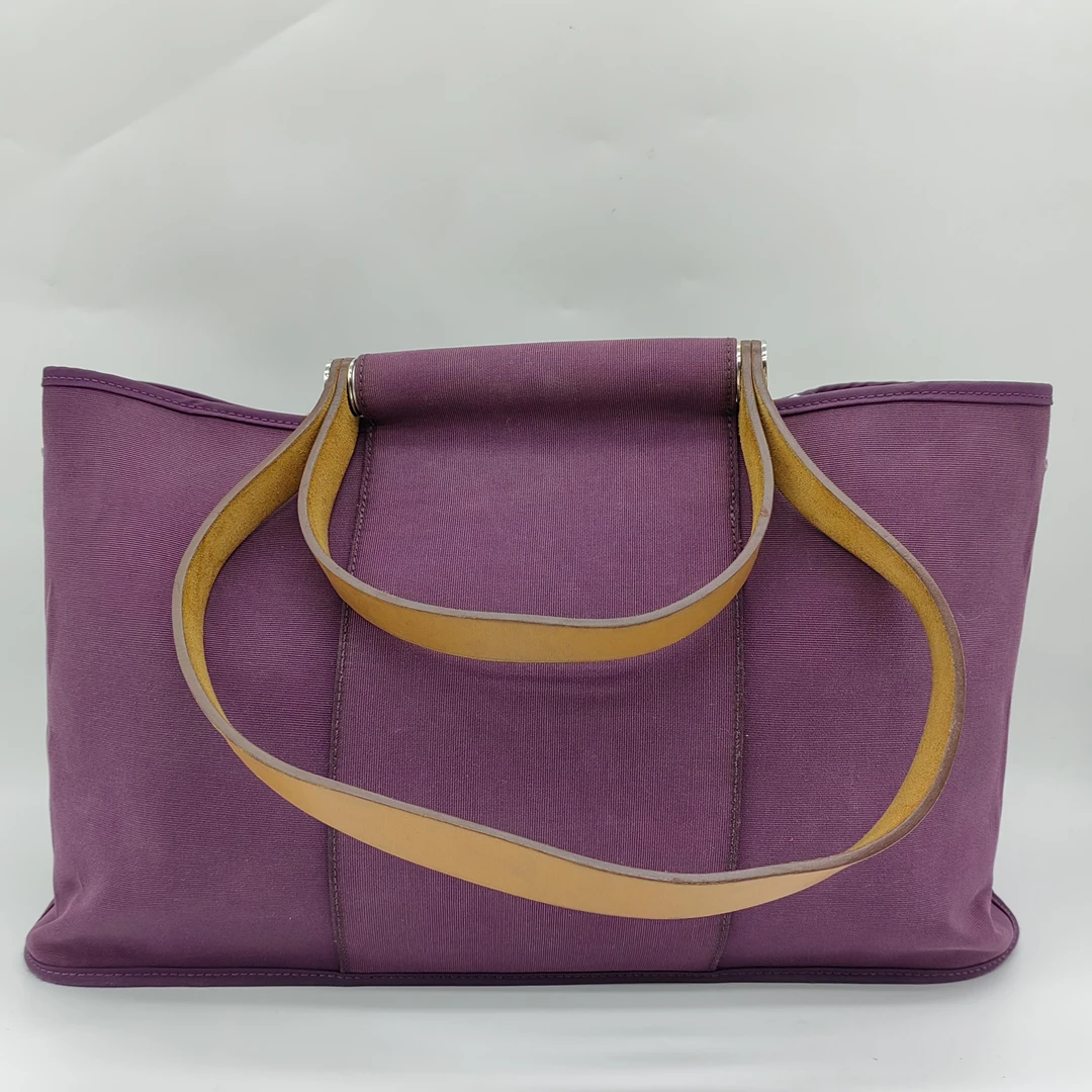 95新 Hermes/爱马仕 紫色手提包 1597 3424