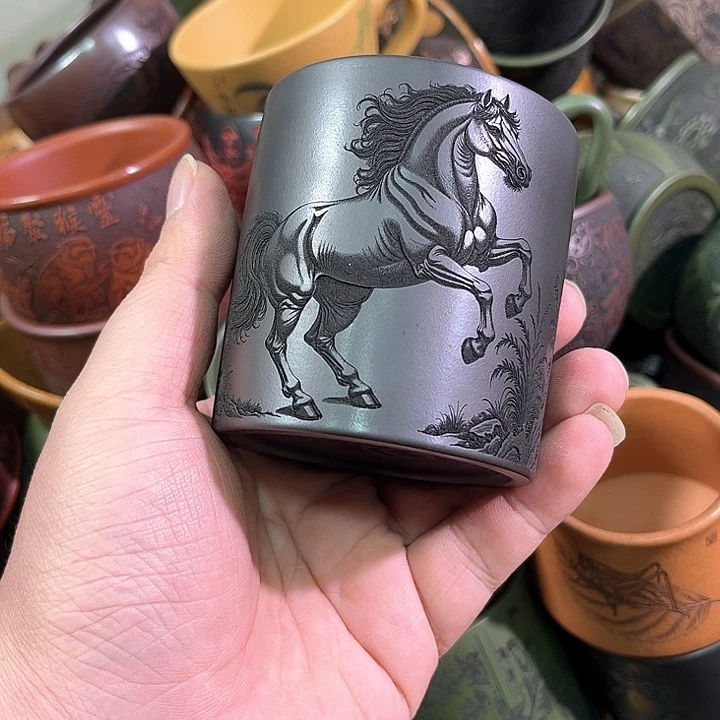 茶杯紫砂全手工紫砂主人杯