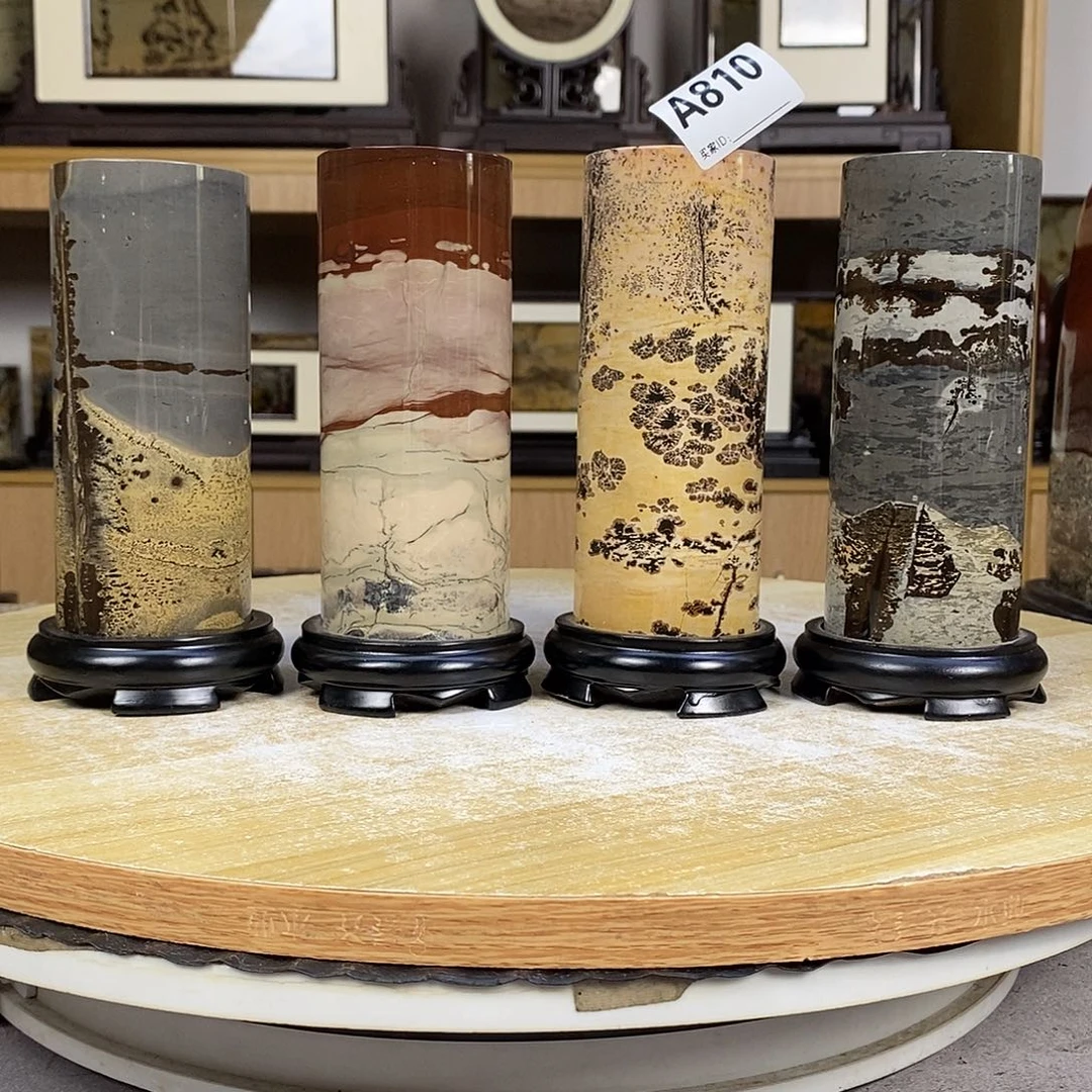 印石昌化石广西国画石摆件