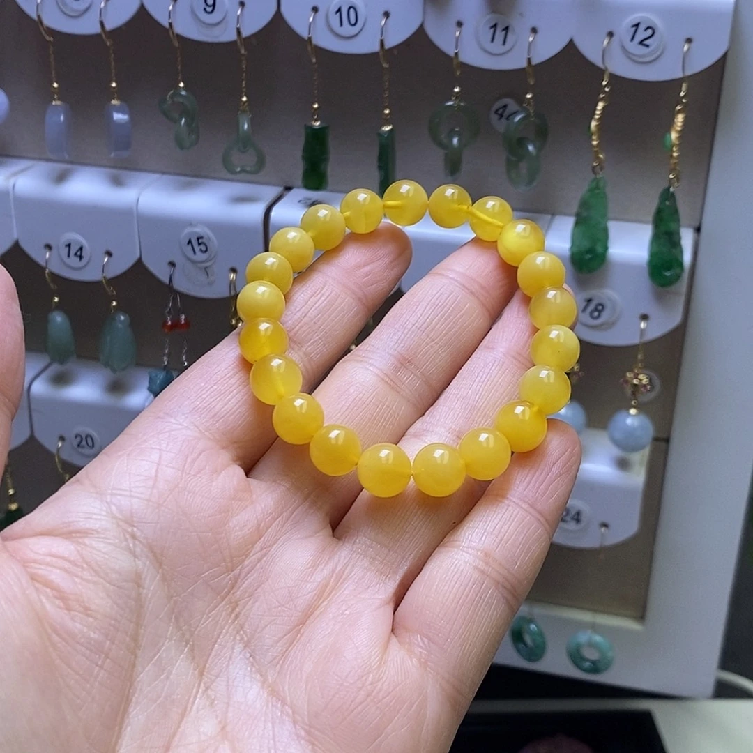 蜜蜡未镶嵌手链蜜蜡