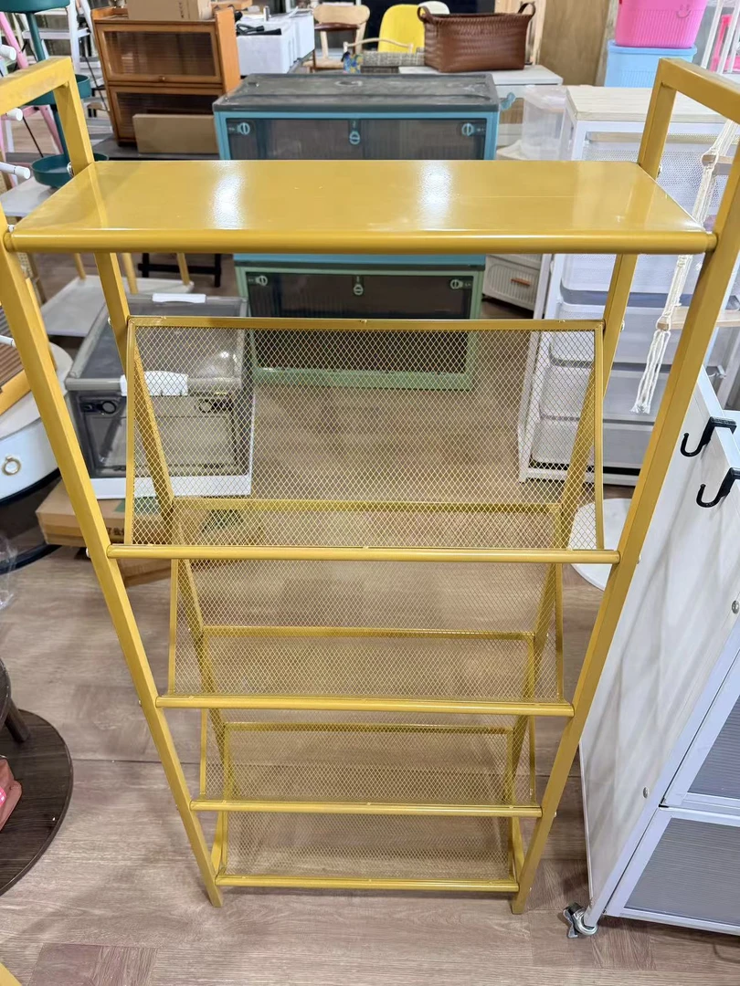 五层碳钢鞋架玄关卧室阳台可用落地家用鞋架（颜色混发）