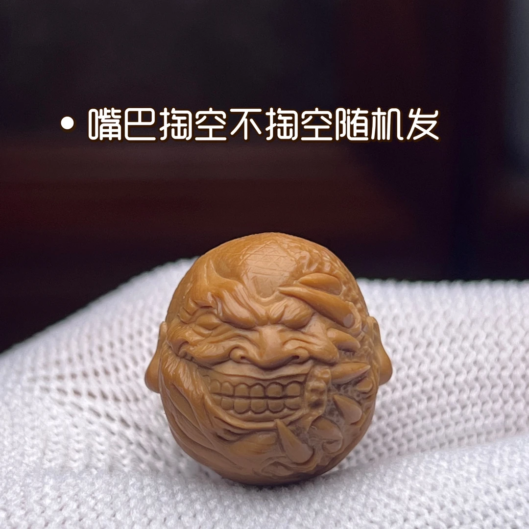 『精修恶僧6』17-18左右尺寸猴头核桃配饰挂件礼物全品有正常封口线