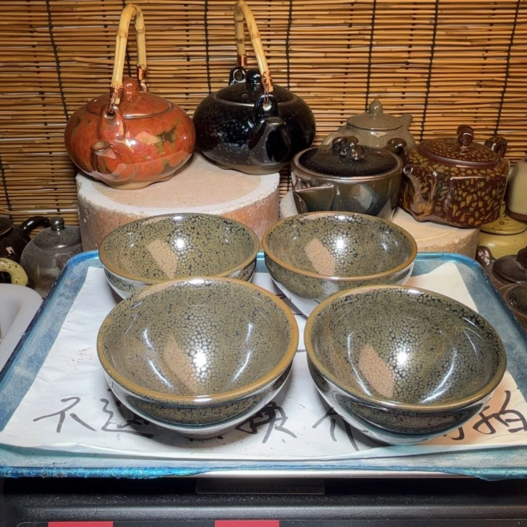 茶盏建窑建盏 微瑕作品