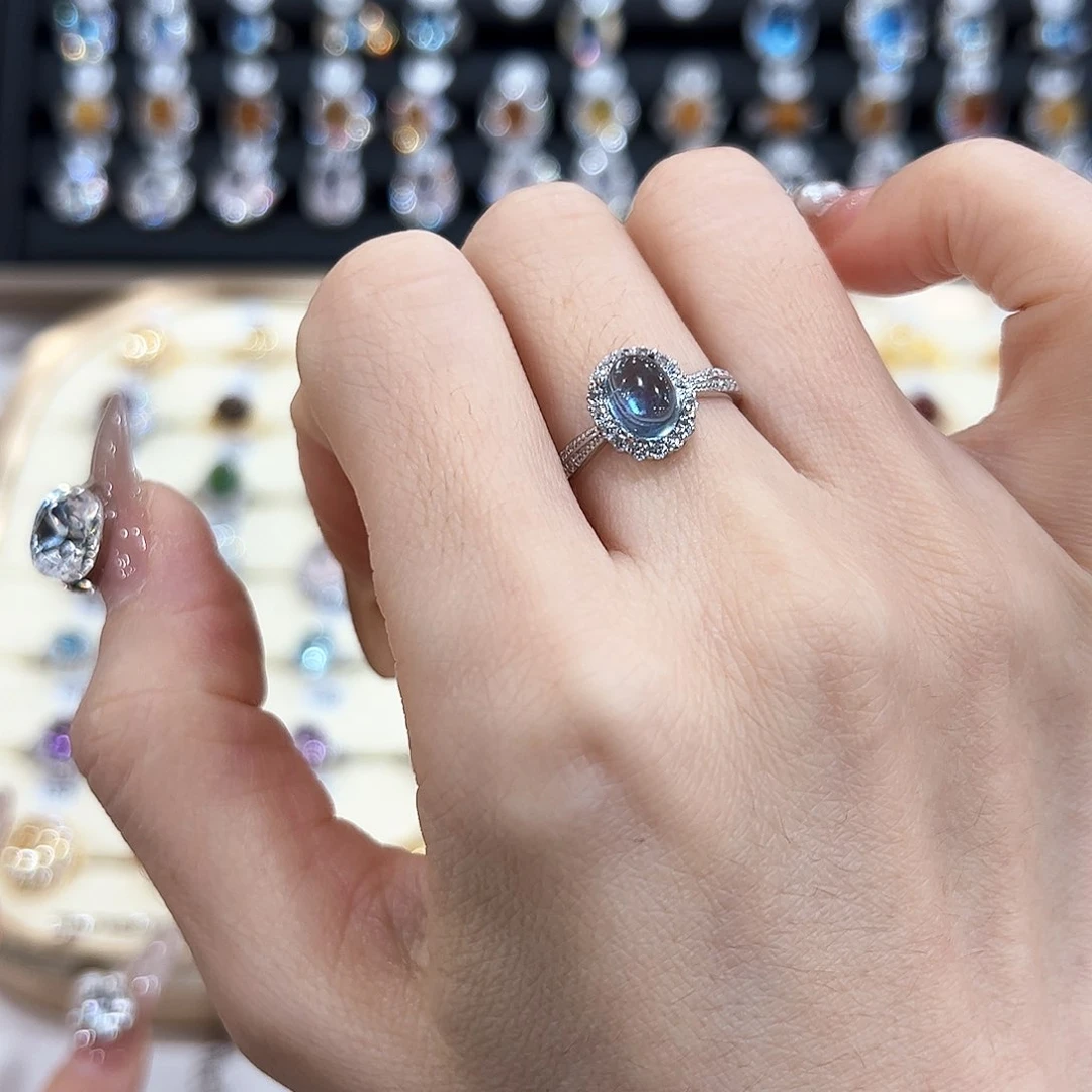 水晶金色拖不保色介意慎拍银托不掉色银S925镶嵌东****)