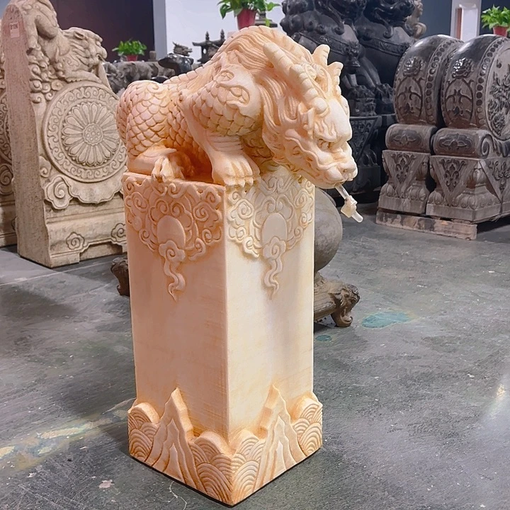 石材吸水兽一对，包邮