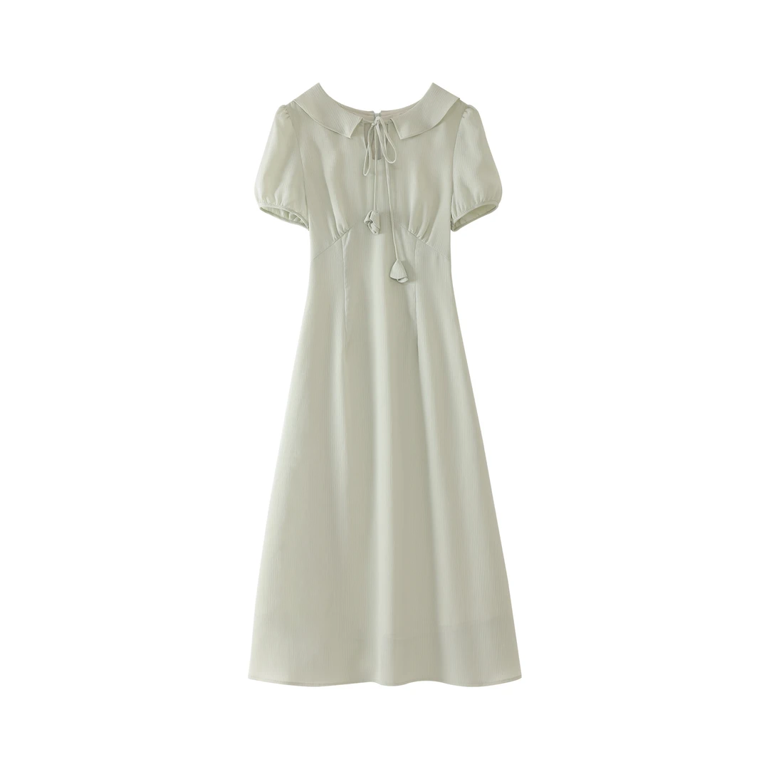 [夏日画廊]收腰a字连衣裙夏季显瘦气质裙子女QYM002165