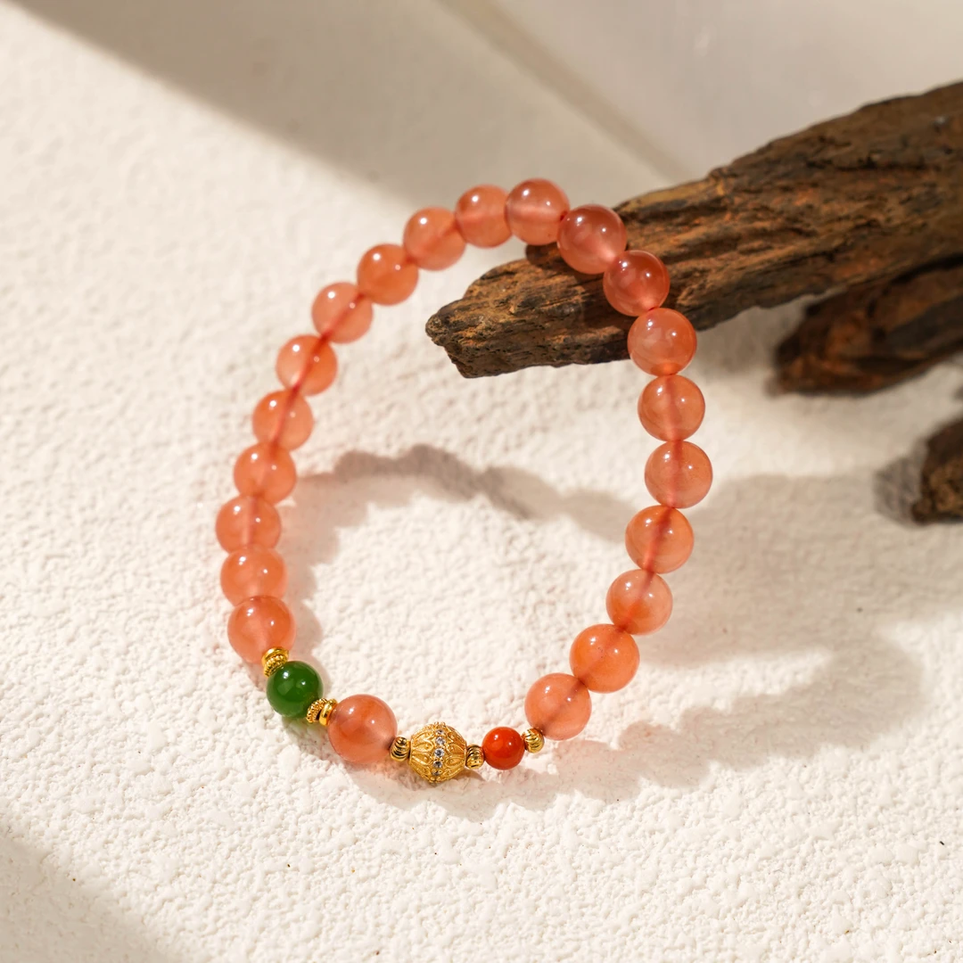 【鸿云连绵】南红手串 （天然珠宝多样性发其一）