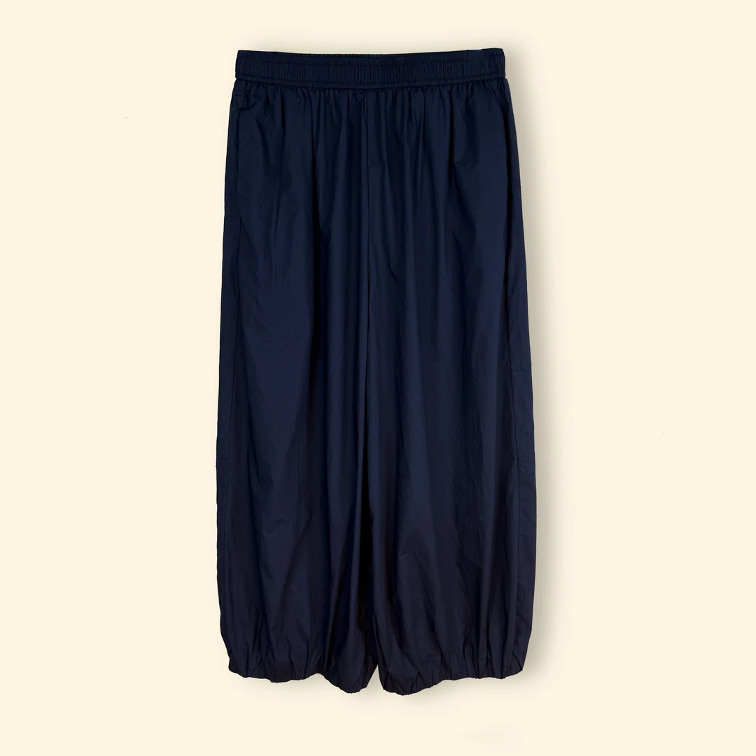 【长裤】夏季新款100%棉舒适宽松显瘦百搭款长裤