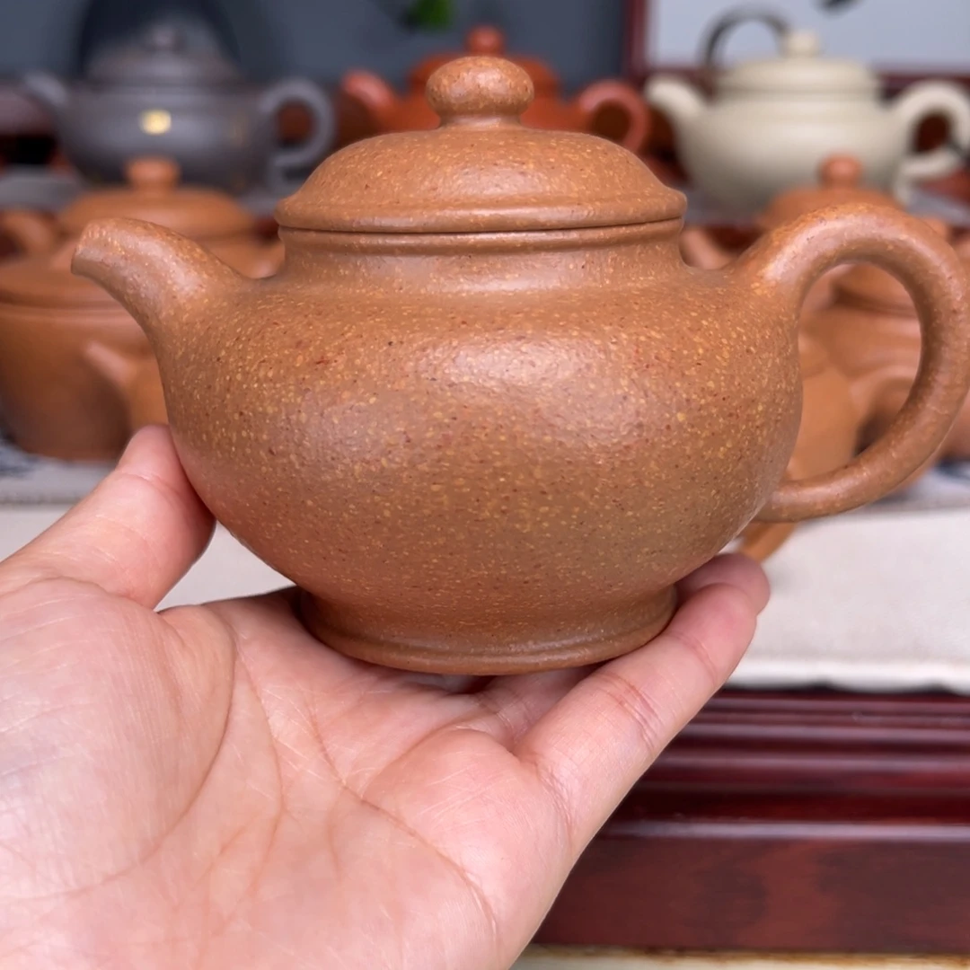 紫砂茶壶梨皮黄的300