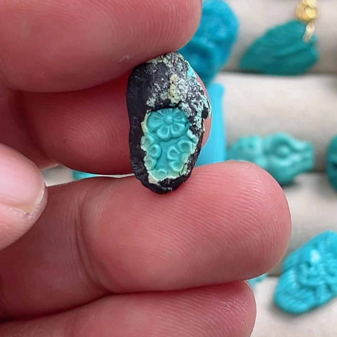 绿松石未镶嵌配饰