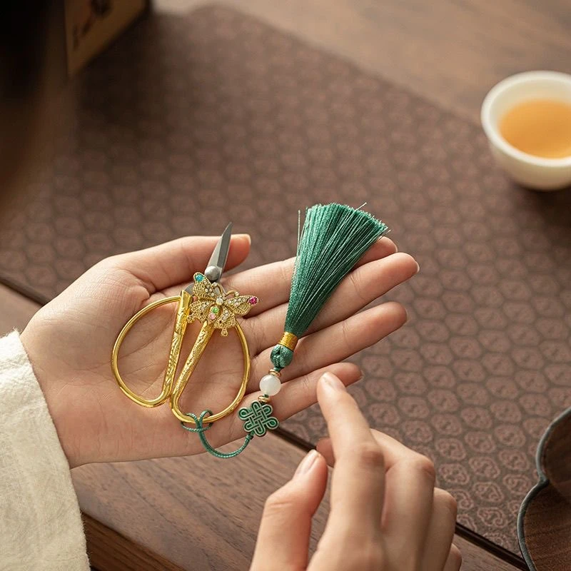 新中式-吊坠中国结茶剪222