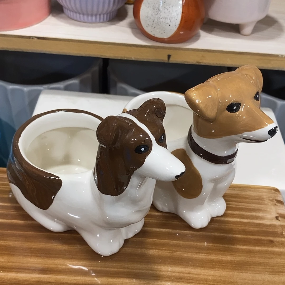 杯子陶盆有孔 瑕疵介意勿拍