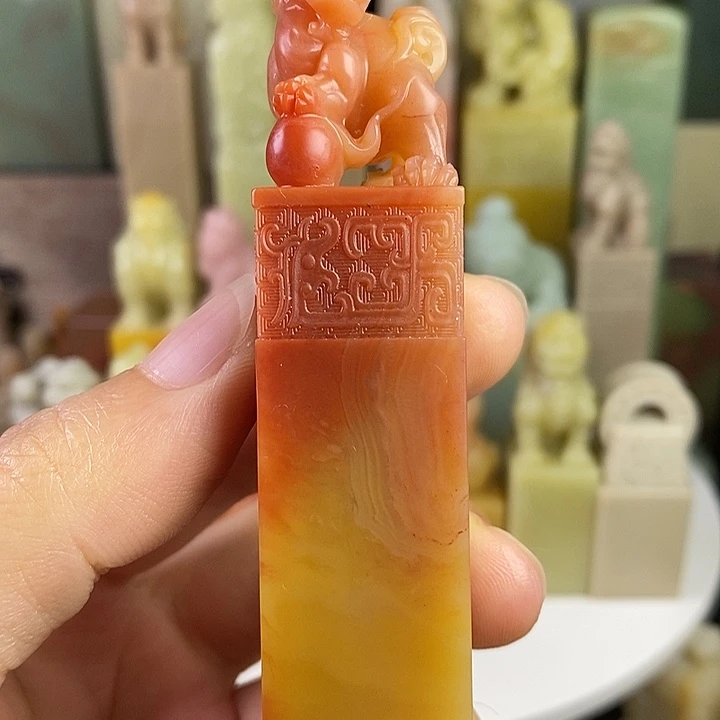 墨***蓝老挝石老挝石印章
