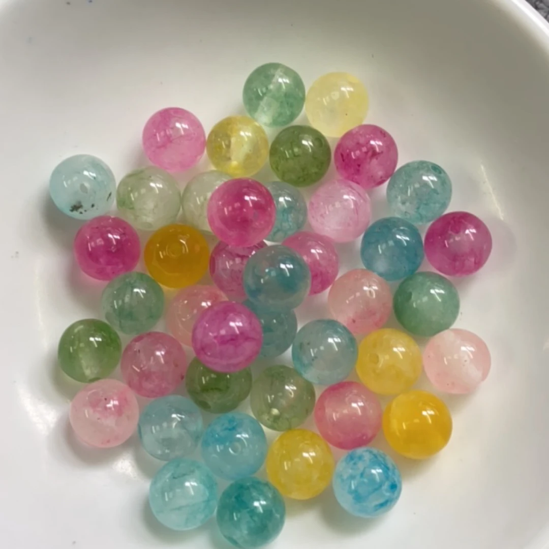 鸿福珠宝～ D634 彩虹碧玺8mm25颗8元