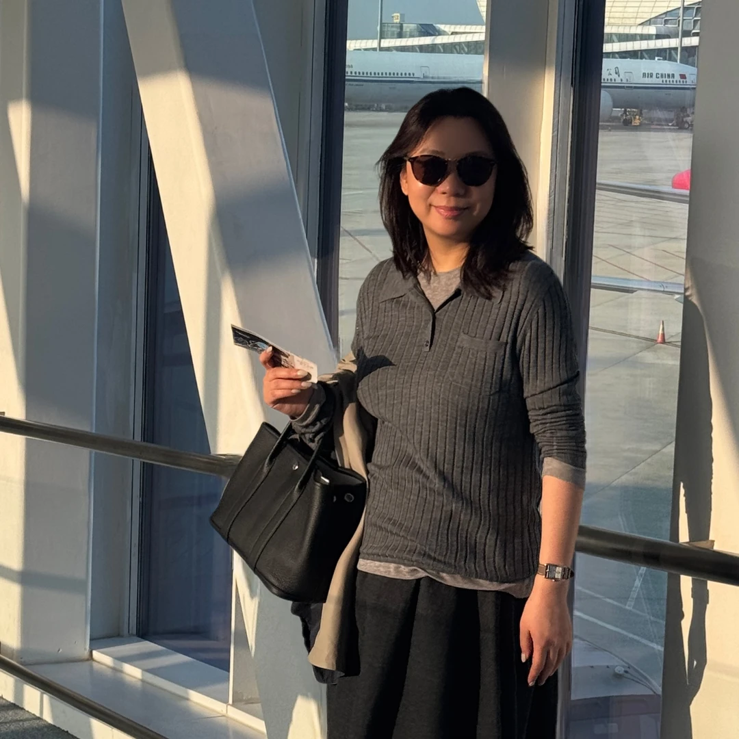 Ms.Qnn“针织POLO”100%精纺扬子翻领长袖坑条羊毛衫  39T576 Q姐