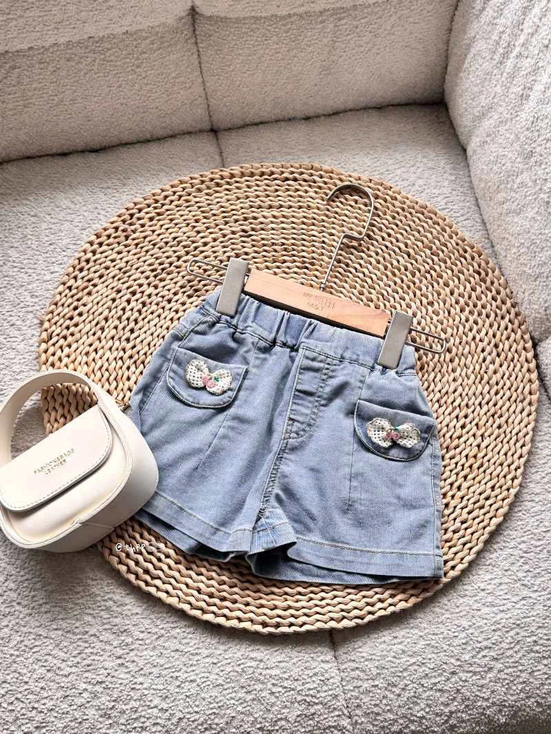 童话泡泡～蝴蝶结牛仔短裤242573女童（汉服