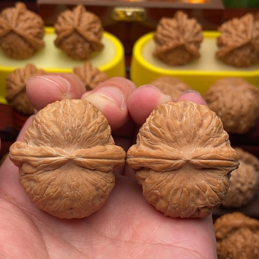 把件文玩核桃粗筋元宝39