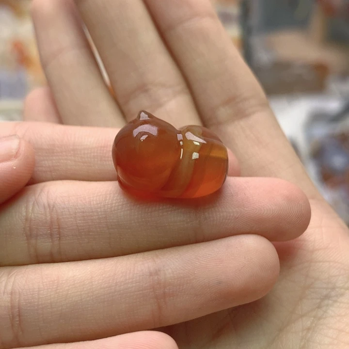 玛瑙/玉髓未镶嵌玛瑙墩墩猫