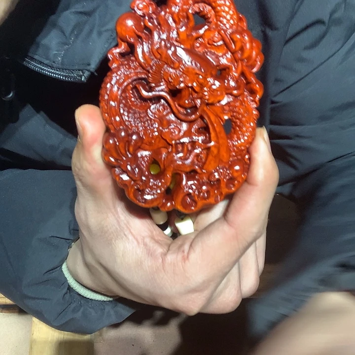 非洲紫檀（红花梨）龙牌