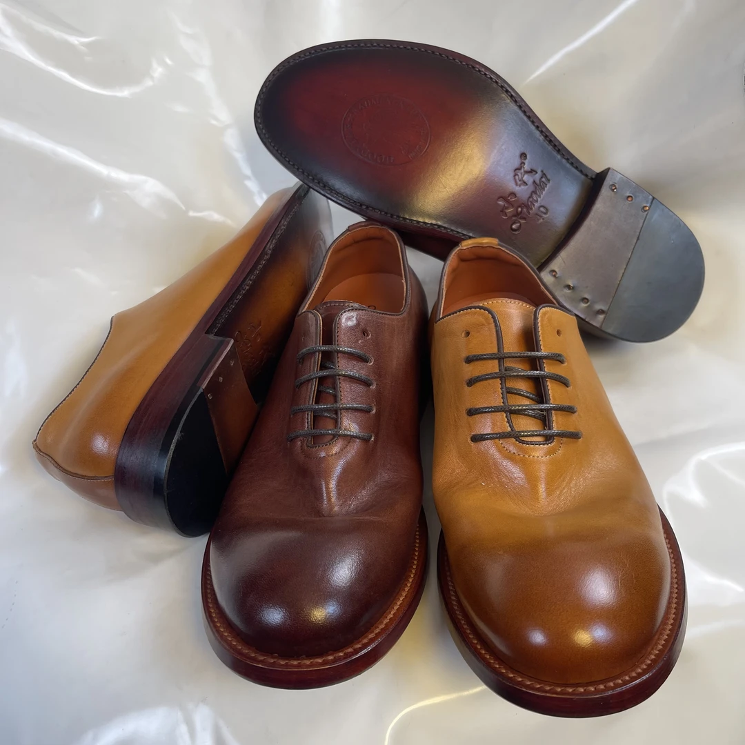 新疆小代皮鞋固特异男士单鞋25502