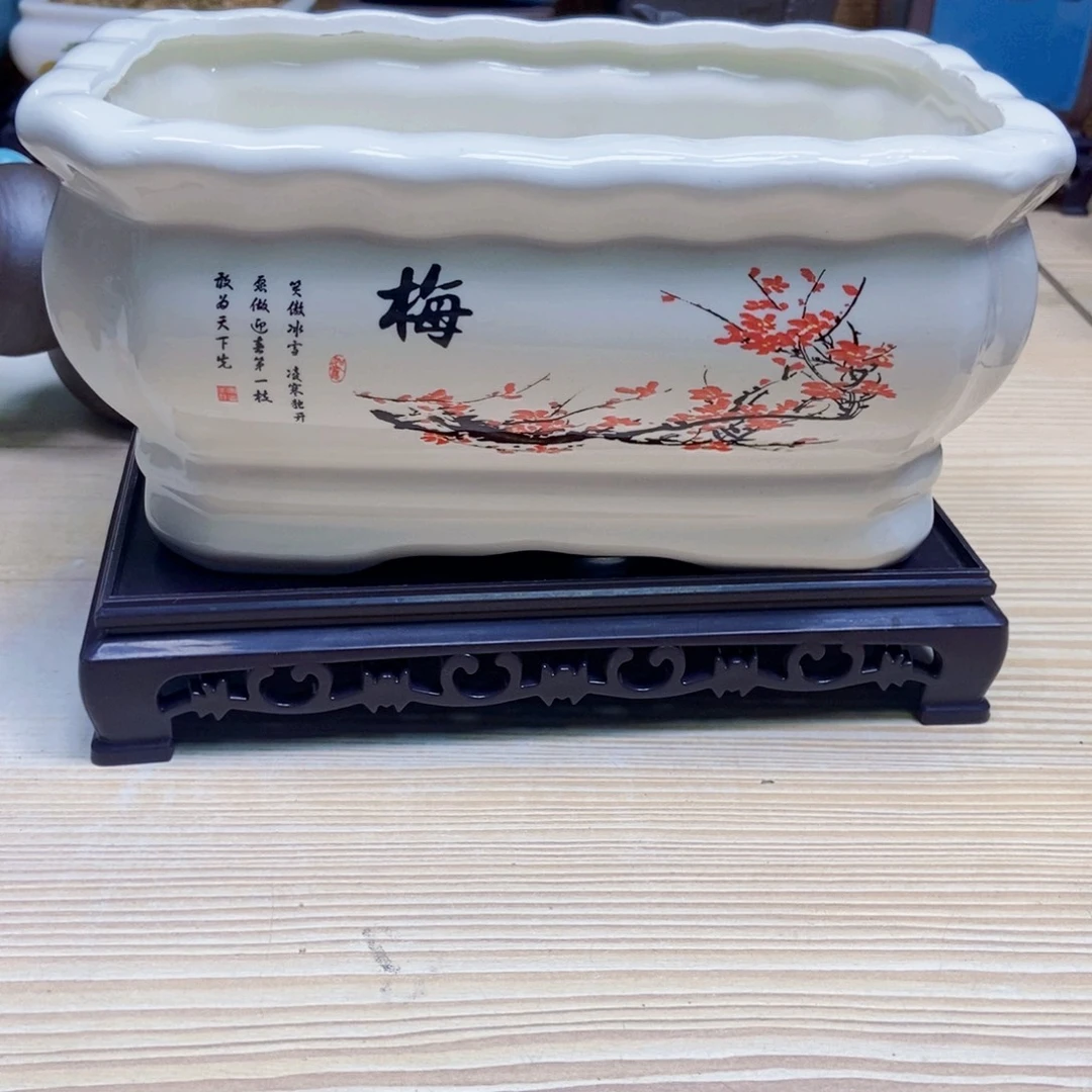 瓷片陶瓷花盆陶瓷艺术