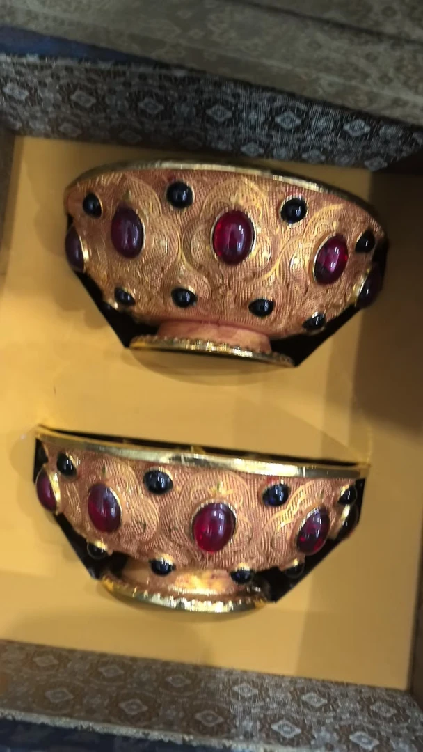 锦盒鎏金铜器摆件 仿古物件通用链接一物一拍请截好图备注发货