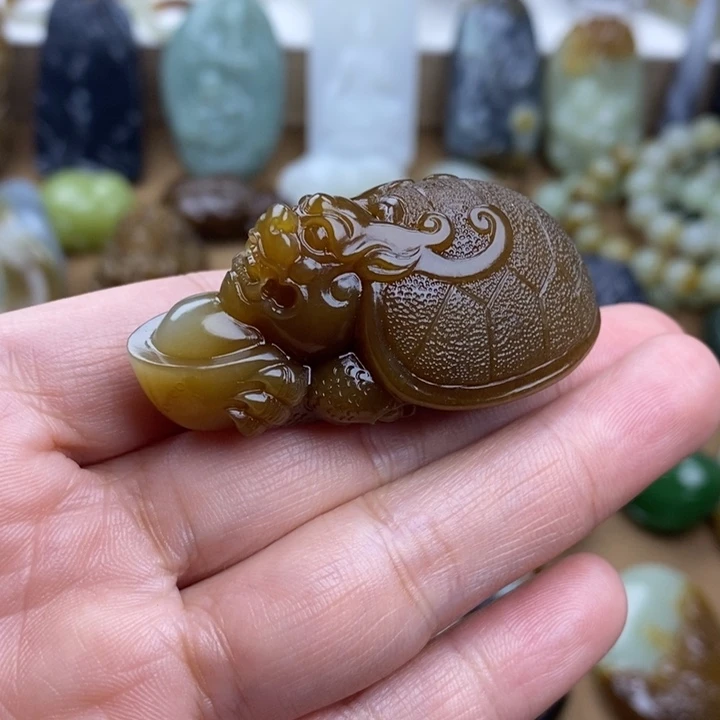 和田玉颈饰未镶嵌一**护