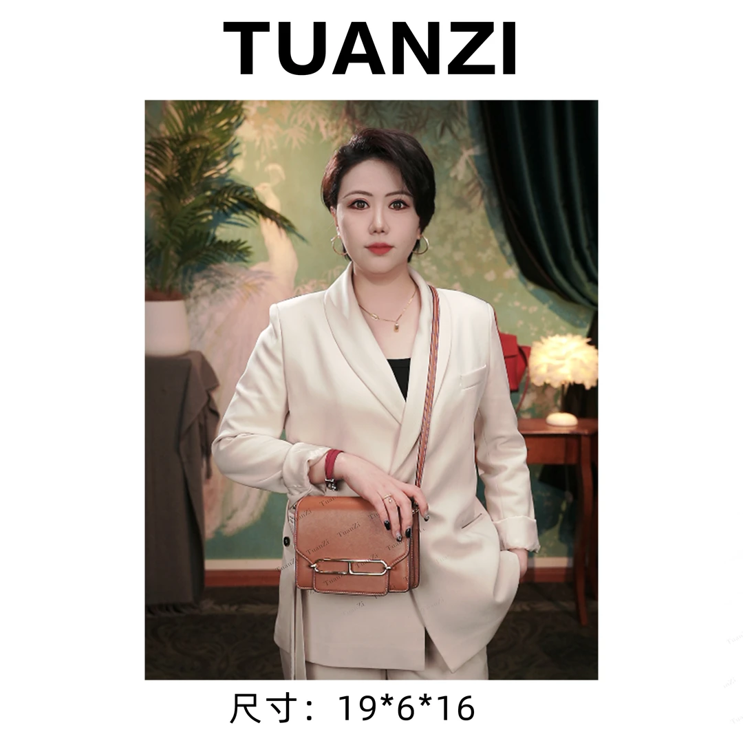 『限·定』大马SO限定Roulis19金扣头层牛皮猪鼻子包 XKY-1178-棕色