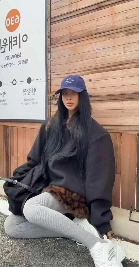 2025时尚欧美风翻领拼接宽松加厚外套松紧腰豹纹短裙套装